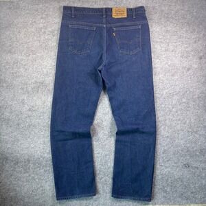 Vintage 80s Levis 508 Orange Tab Jeans Mens 38x32 Dark Wash Made in USA Indigo